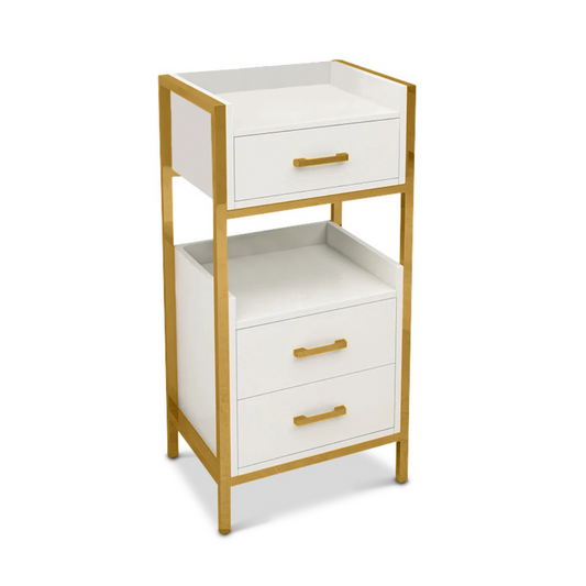 White & Gold Trolley